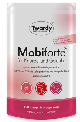 MOBIFORTE 膠原蛋白和維生素 C 粉末 mit Hydrolysat und Vitamin C Pulver 軟骨和關節  300g