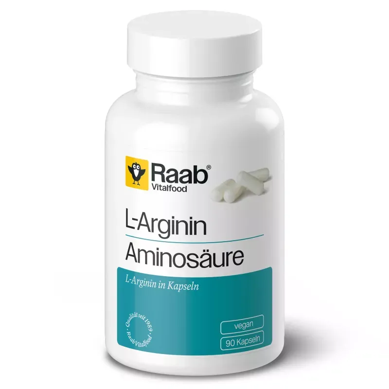 Raab Vitalfood L-Arginin 植物性  ​L-精胺酸 430 mg 90入