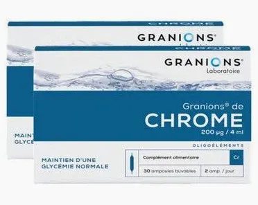 Granions Granulate Chromset 4x 30（4ml) Ampullen 空糖阻斷鉻安瓶 (減肥）