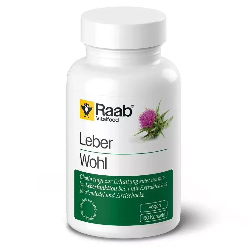 Raab 水飛薊素Leberwohl Kapseln 60 入