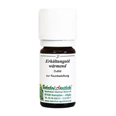 Bahnhof-Apotheke 藥局品質 感冒精油 Erkältungsöl  (嬰兒孕婦）5ml