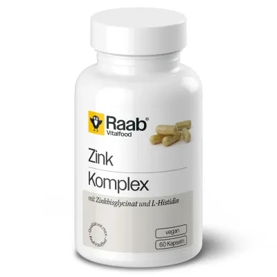 Raab Raab Vitalfood Zink 鋅複合物膠囊Komplex Kapseln à 500 mg 60入