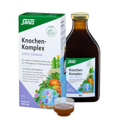 Salus  鈣鎂鋅和維生素D Knochen-Aktiv Calcium + Magnesium Tonikum plu (500ml x1)
