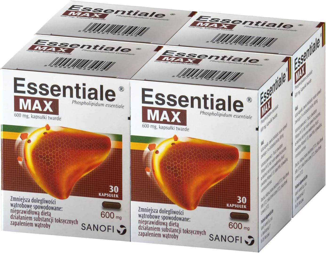 Essentiale MAX 600mg 健肝素 (加強版) 120粒裝