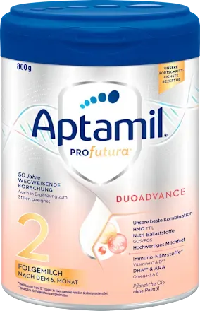 Aptamil 嬰兒配方奶粉 6 個月後Folgemilch 2 Profutura Duo Advance, nach dem 6. Monat