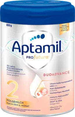 Aptamil 嬰兒配方奶粉 6 個月後Folgemilch 2 Profutura Duo Advance, nach dem 6. Monat