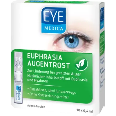 EyeMedica 「小米草」 眼藥水 Euphrasia Eyebright  保護眼球表面 4毫升 10 x 0.4毫升