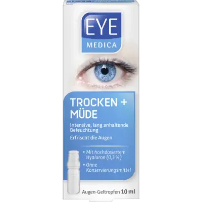 EyeMedica 眼藥水乾澀+疲勞 10 毫升  含有 0.3% 透明質酸鈉（透明質酸）保濕不粘