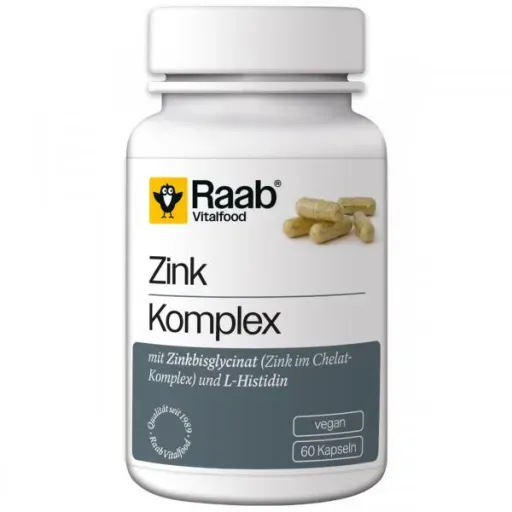 Raab  Vitalfood Zink 鋅複合物膠囊Komplex Kapseln à 500 mg 60入