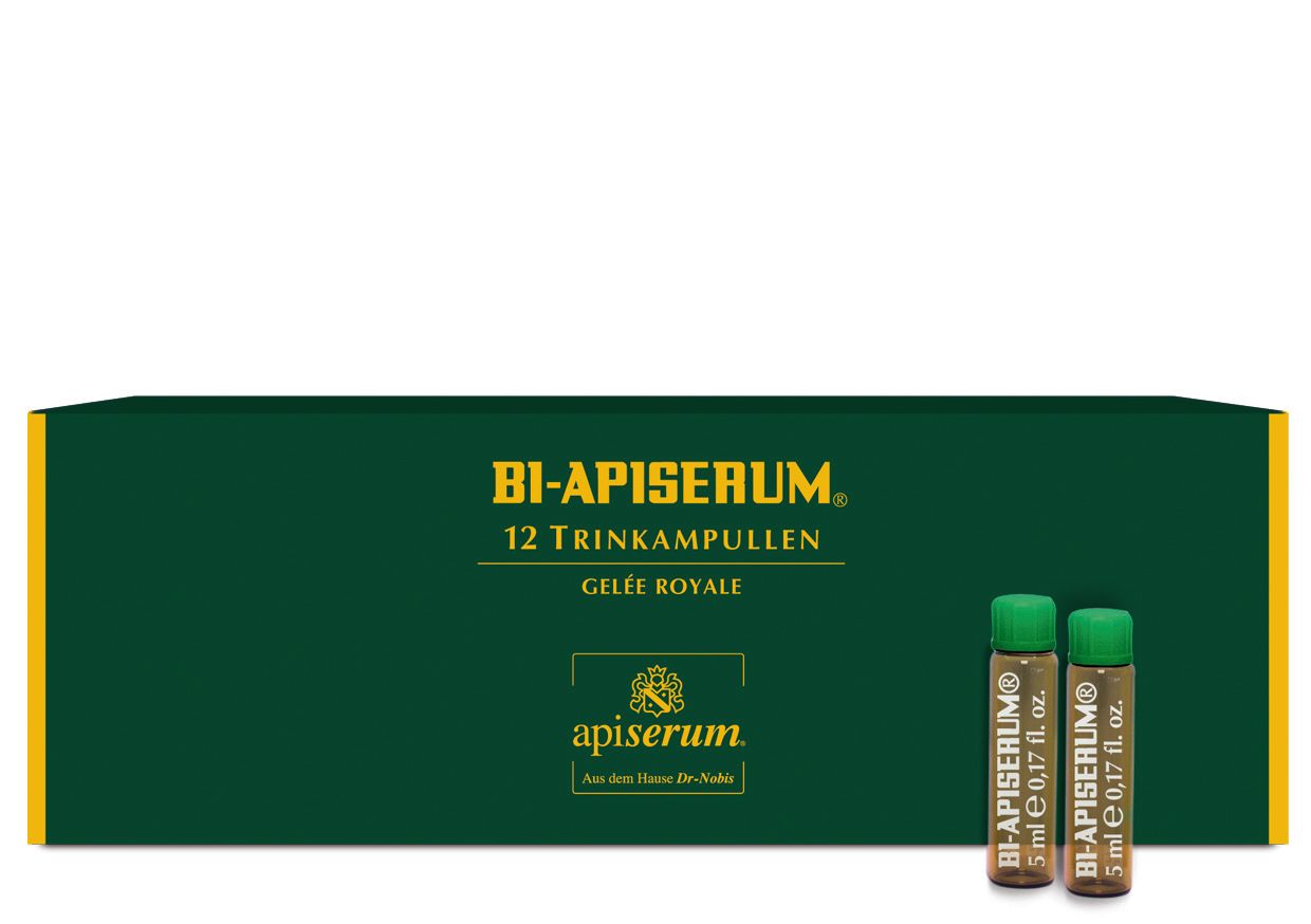 BI APISERUM 含酒精(含 20毫克蜂王乳加倍劑量)Trinkampullen Gelée Royle doppelte Dosierung 24x5ml