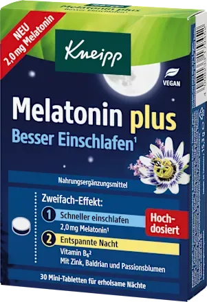 Kneipp Melatonin 褪黑素 plus 2 mg , 30 入