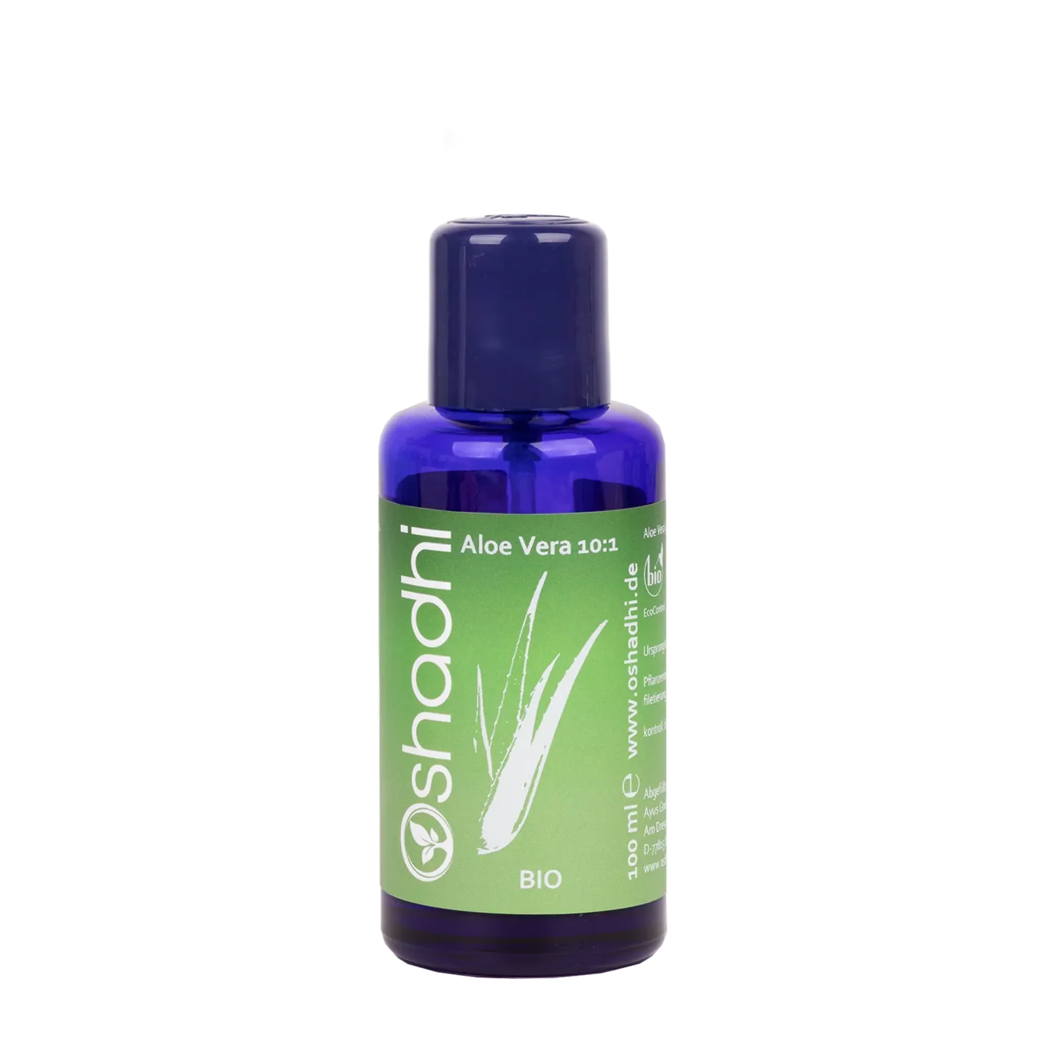 Oshadhi 有機蘆薈凝膠 Aloe Vera 10:1 Bio 100ml