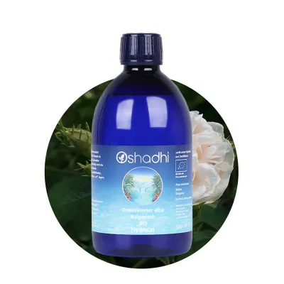 Oshadhi Rosenwasser 有機純露, rosa alba (weiße Rose), bulgarisch EU-bio 有機 500ml