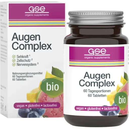 GSE Augen Complex Tabletten  60入 護眼 藍莓花青素 維持正常視力100% 有機品質