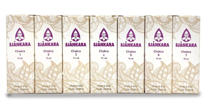 Sjankara 脈輪精油套裝 7x11 ml
