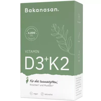 Bakanasan高劑量維生素 D3 + K2- 60入
