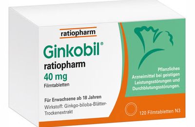 Ginkobil ratiopharm  銀杏葉膠囊 mit Ginkgo biloba  40毫克 120 入