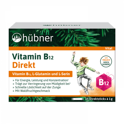 hübner Vitamin 維他命B12 直飲包 15入 hübner Vitamin 維他命B12 直飲包 15入