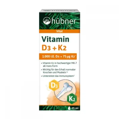 hübner® Vitamin K2 +D3 Tropfen  25ml