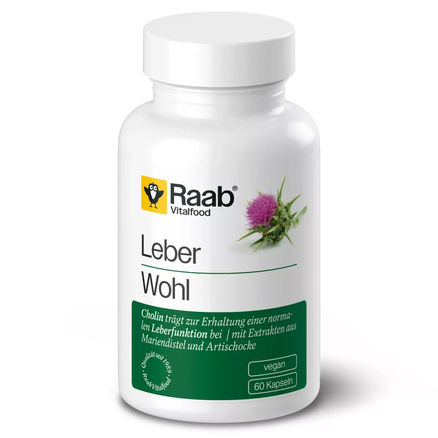 Raab   Vitalfood 水飛薊素Leberwohl Kapseln 60 入護肝膠囊Leberwohl Kapseln 60入