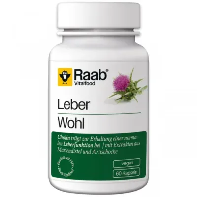 Raab   Vitalfood 水飛薊素Leberwohl Kapseln 60 入護肝膠囊Leberwohl Kapseln 60入