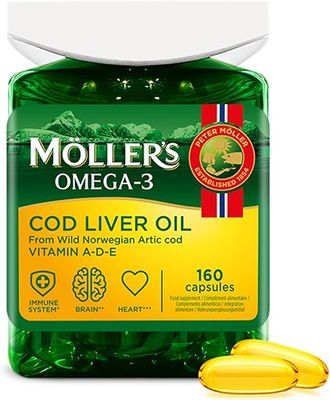 MÖLLER'S Omega-3 挪威鱈魚肝油膠囊