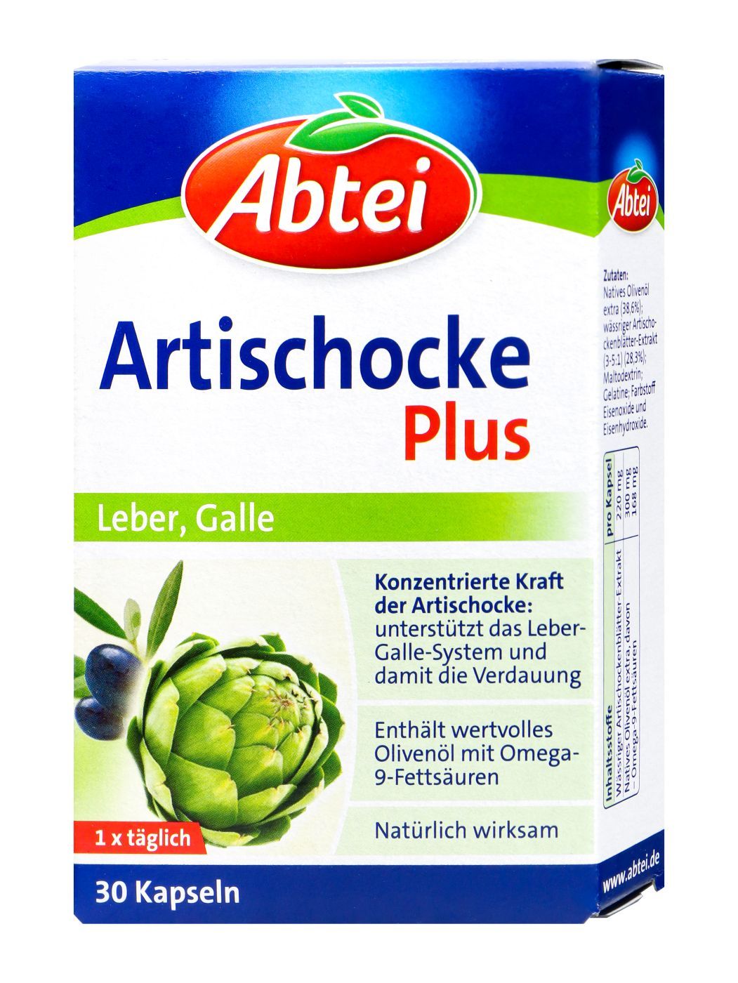 Abtei Artischocke Plus 水飛薊洋薊加強膠囊, 30入