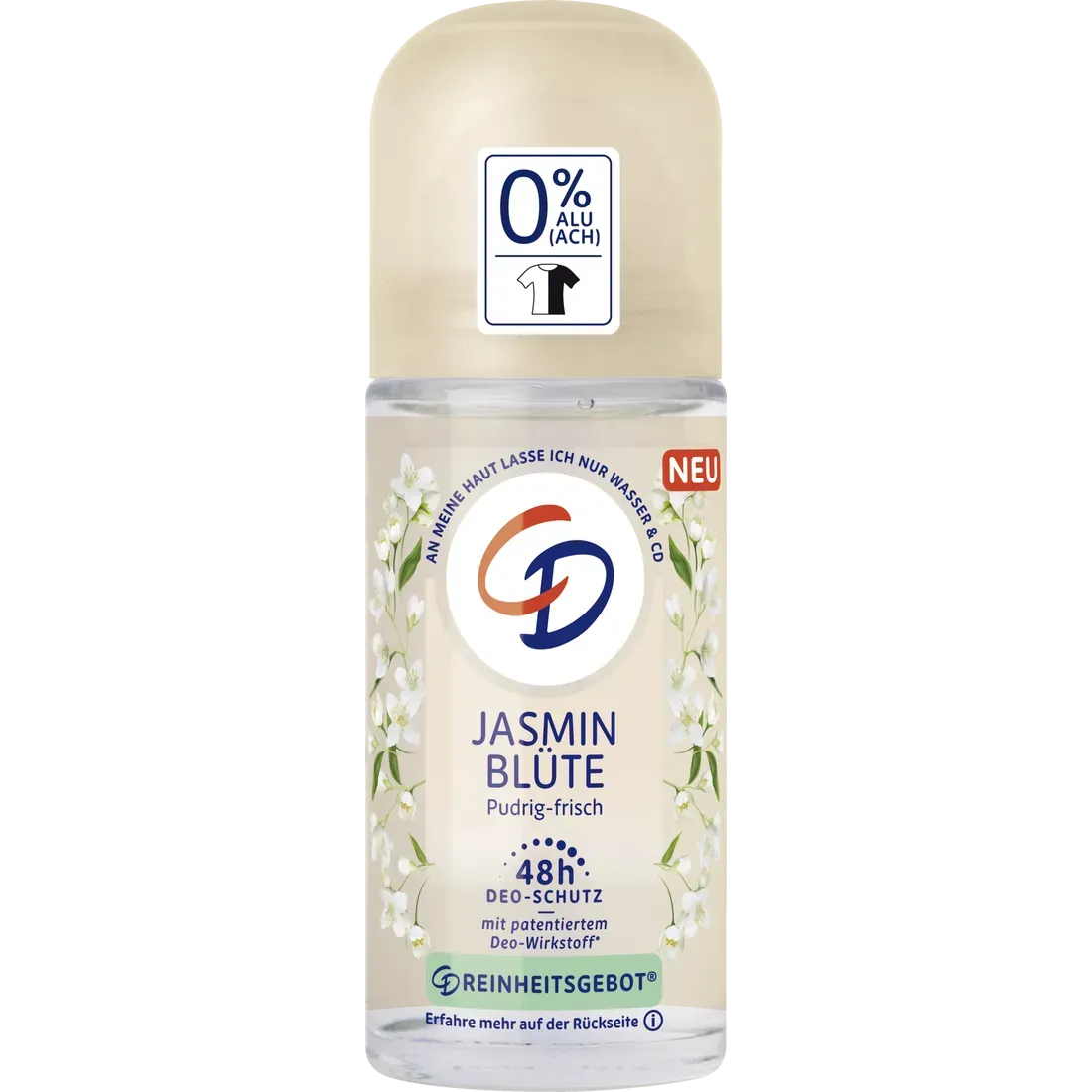 CD 48h Deodorant Roll-on  Jasminblüte 48小時持久止汗滾珠茉莉花 止汗露 50ml
