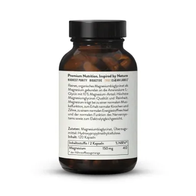 sunday 純甘氨酸鎂 (150mg鎂)  PURE MAGNESIUM GLYCINATE 75mg  膠囊  75毫克 120入