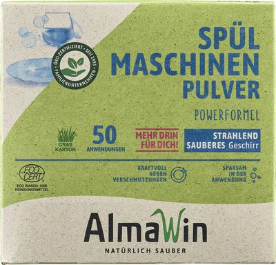 AlmaWin有機洗碗粉Spülmaschinen Pulver, 1,25 kg