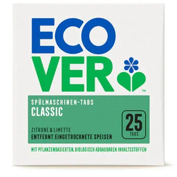Ecover Essential -經典洗碗塊檸檬味 Classic Spülmaschinen-Tabs Zitrone 25入