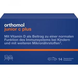 ORTHOMOL 兒童 Junior C plus 柑橘咀嚼片Kautabletten Mandarine-Orange, 30 入