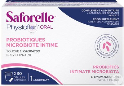 法國Iprad Physioflor Oral Mikrobiotik Intime Flora 30入 薈舒芙 陰道益生菌
