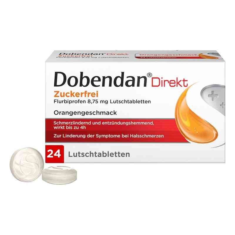 德國包裝 Dobendan Direkt Zuckerfrei Lutschtabletten gegen Halsschmerzen無糖潤喉糖24入舒立效 Strepsils  8.75 毫克含片