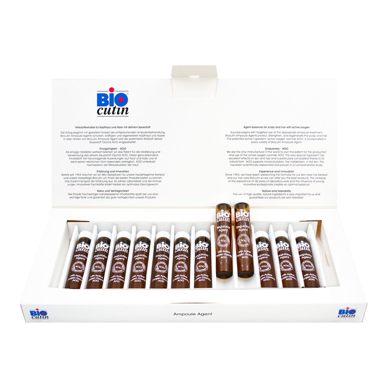 德國Biocutin® Regulator Agent 12x10 ml - Haarwachstumskur 生髮護理