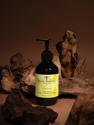 Zijdezacht lichaam serum woody amber &amp; leather