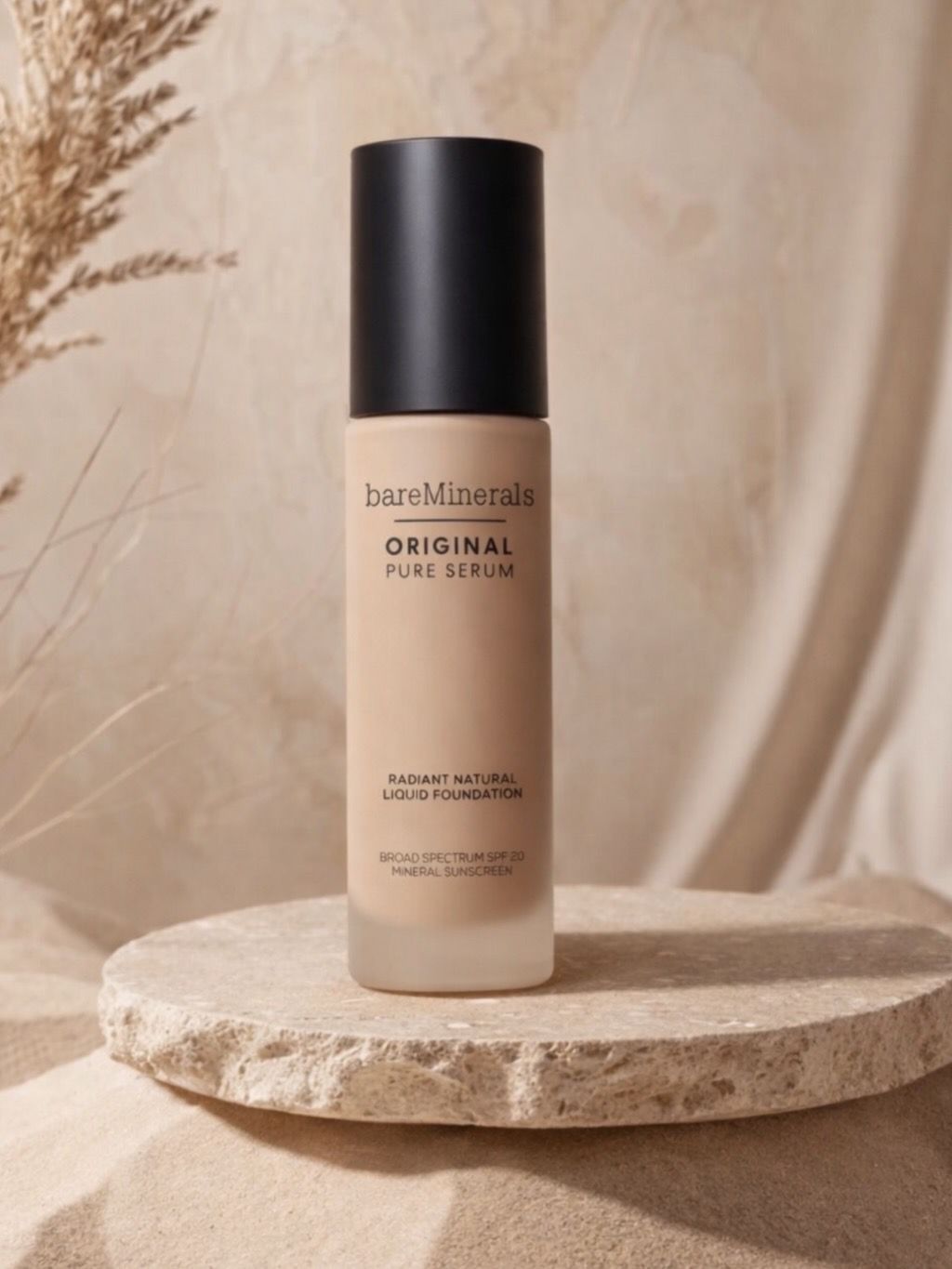 bareMinerals Original Pure Serum Radiant Natural Liquid Foundation Mineral SPF20 30ml (Various Shades)