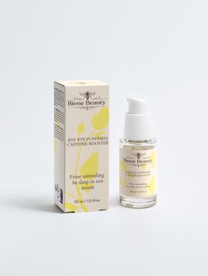 Bye bye puffiness Cafeïne booster serum - 8u slaap in een serum