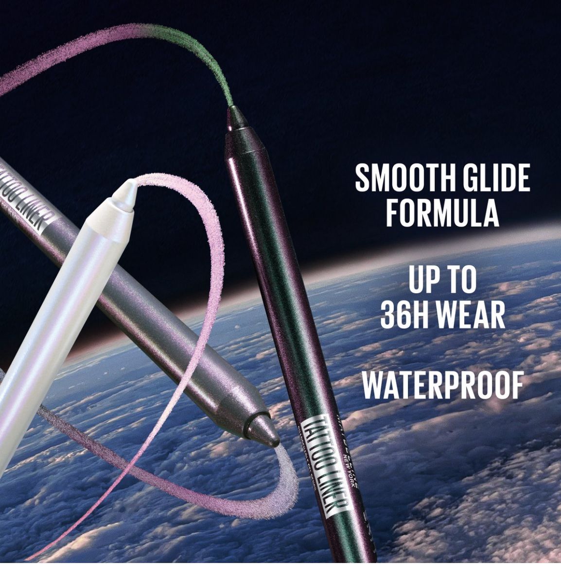 Maybelline tattoo liner aurora flip duochrome