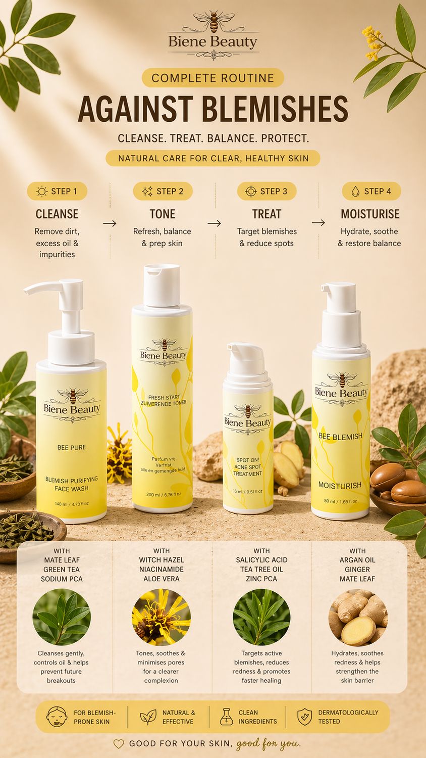 BEE CLEAN volledige dagelijkse routine tegen onzuiverheden