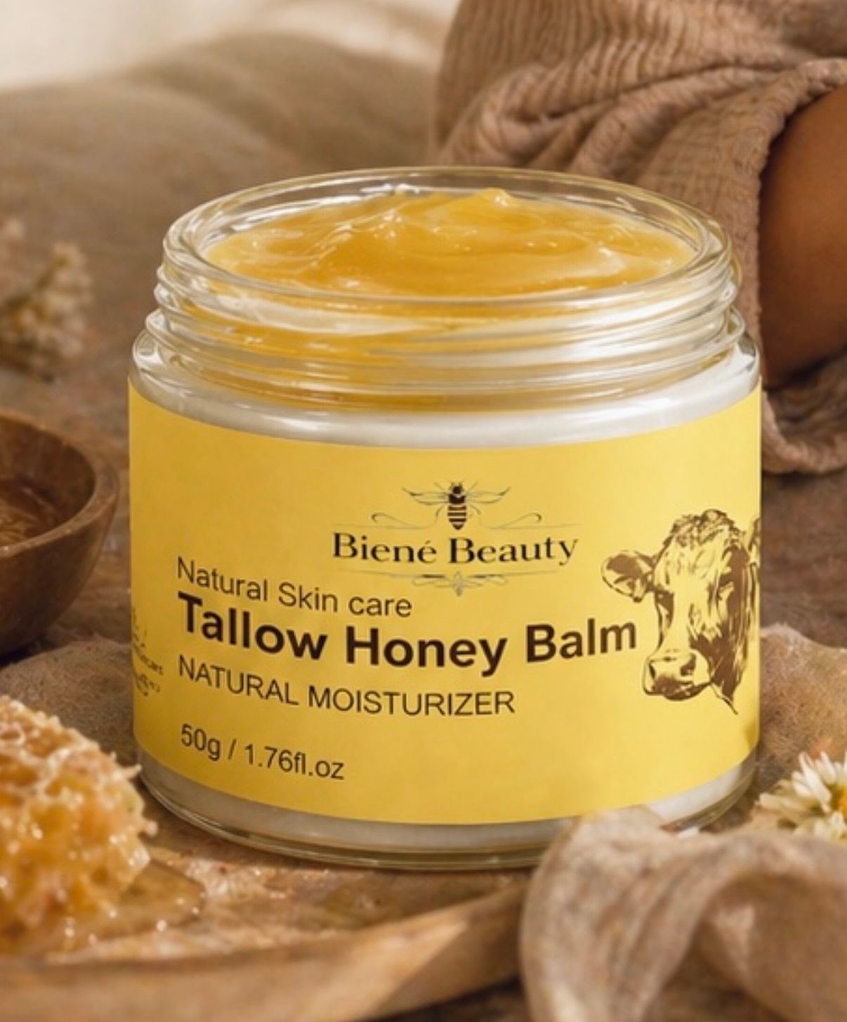 BEE Honey tallow wondhelende crème 50g