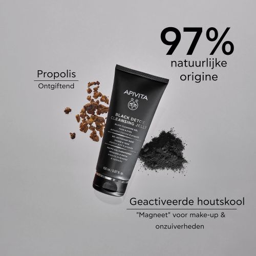 APIVITA BLACK DETOX Cleansing Jelly met propolis 150ML