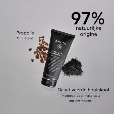 APIVITA BLACK DETOX Cleansing Jelly met propolis 150ML