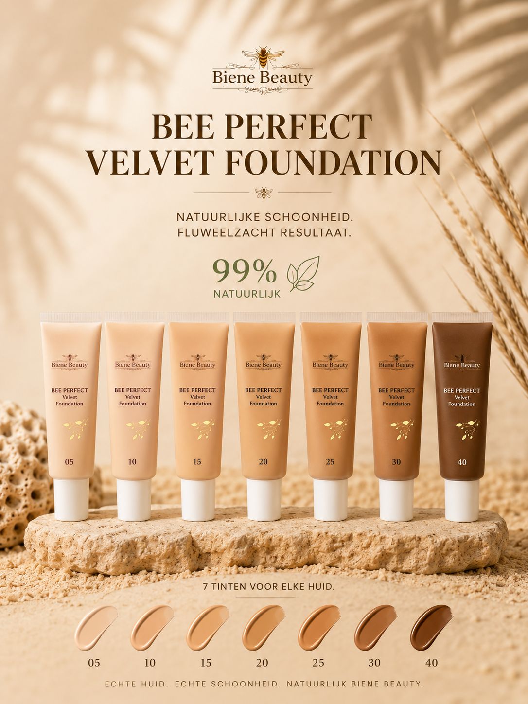 Bee Perfect Velvet Foundation met peptide 30ml