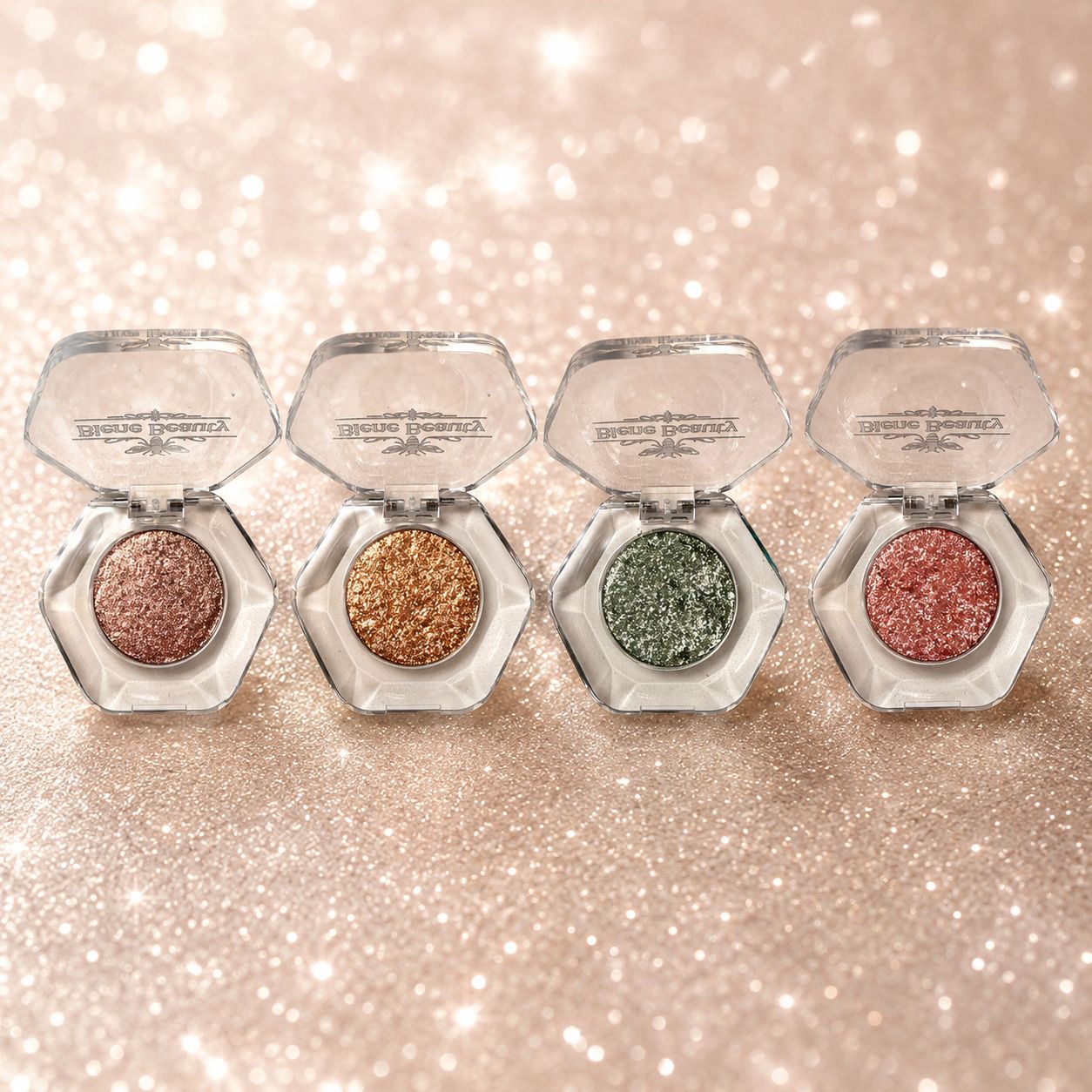 Bee My Diamond; creamy mono glitter oogschaduw
