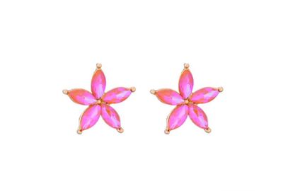 Oorbellen pink bloom