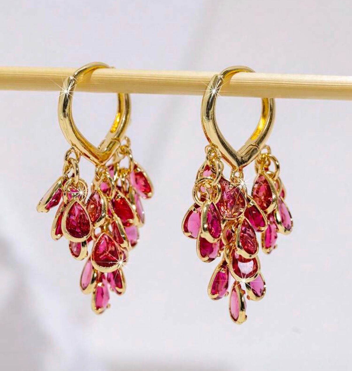 Oorbellen Sparkling Flamingo
