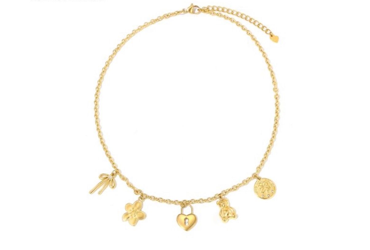 Ketting bedels romantic