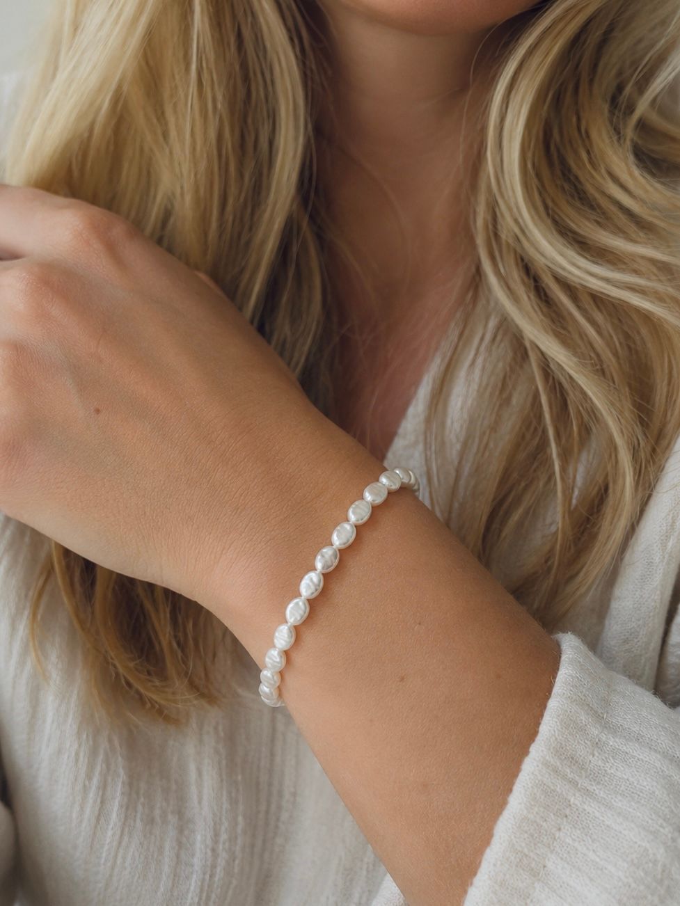 Armband parel elastisch