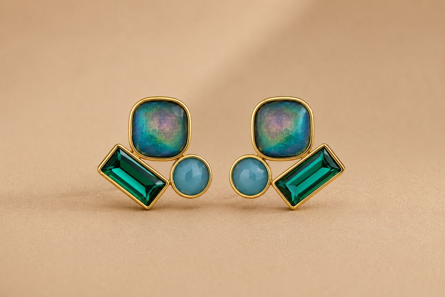 Oorbellen Green Opera